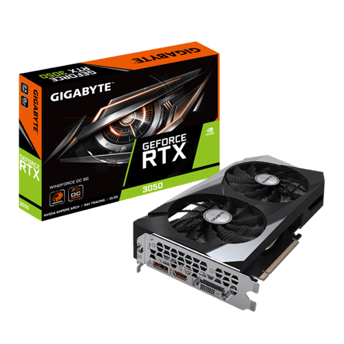Gigabyte RTX 3050 Windforce OC 8GB Gaming Graphics Card